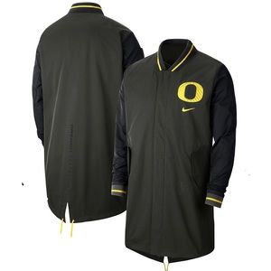 NWT Nike Olive Oregon Ducks Full-Zip Player Coat